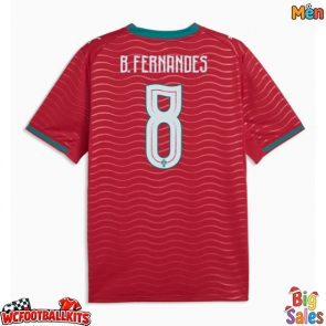 Portugal Bruno Fernandes #8 Replica Home Stadium Shirt World Cup 2026 Short Sleeve